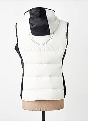 Doudoune poches a capuche blanc VESTRUM femme