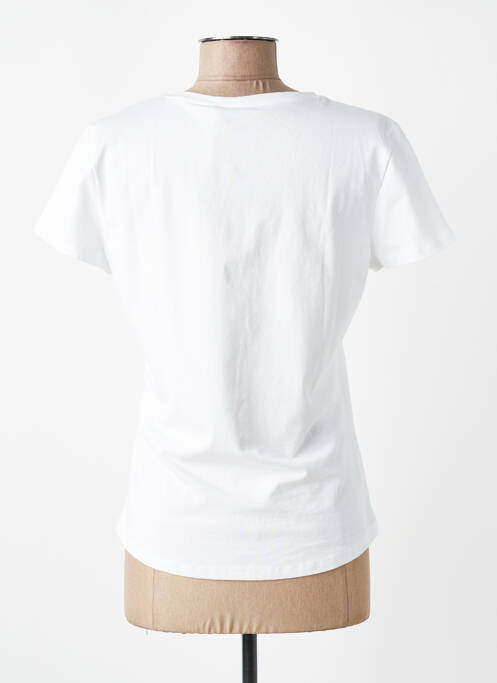 T-shirt coupe droite manches courtes blanc VESTRUM femme