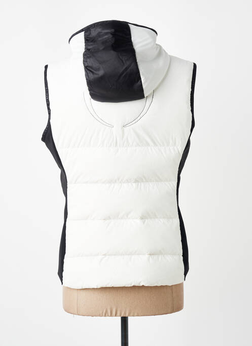 Doudoune poches a capuche blanc VESTRUM femme