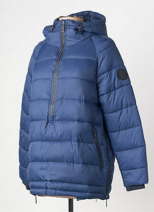 Doudoune manches longues a capuche bleu GAZE femme