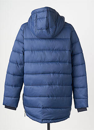 Doudoune manches longues a capuche bleu GAZE femme