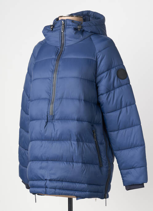 Doudoune manches longues a capuche bleu GAZE femme