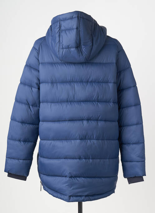 Doudoune manches longues a capuche bleu GAZE femme
