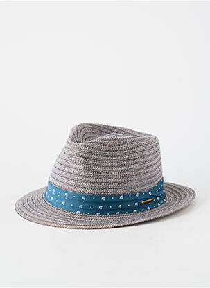 Chapeau imprimé fantaisie bleu STETSON homme