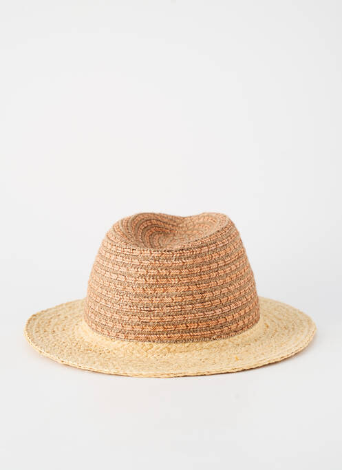 Chapeau forme chapeau paille beige STETSON homme