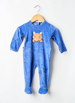 Pyjama fermeture pressionnée bleu ABSORBA garcon