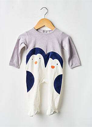 Pyjama imprimé fantaisie gris BOBOLI enfant