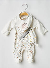 Pyjama col rond blanc MAYORAL enfant