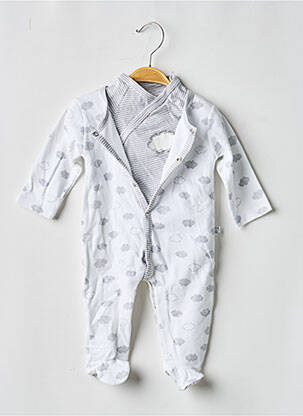 Pyjama manches longues blanc ABSORBA enfant
