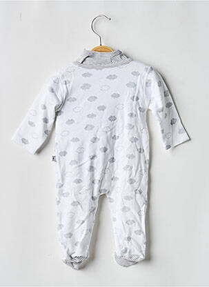 Pyjama manches longues blanc ABSORBA enfant