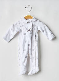 Pyjama manches longues blanc ABSORBA enfant