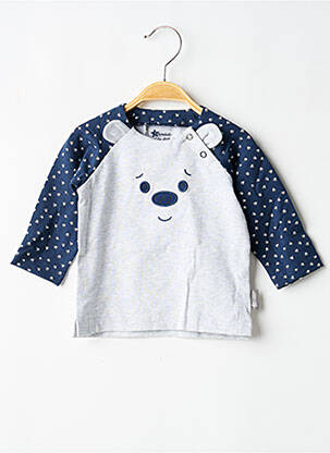 Top imprimé fantaisie manches longues bleu STERNTALER fille
