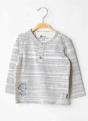 T-shirt imprimé fantaisie manches longues blanc STERNTALER garçon