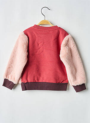 Sweat-shirt manches longues manches longues rose BOBOLI fille