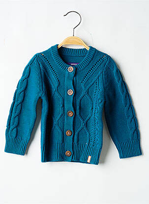 Gilet manches longues coupe droite bleu MEXX fille
