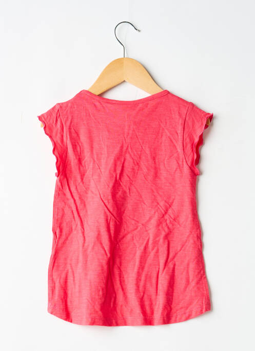 Robe mi-longue manches courtes manches courtes rose BULLE DE BB fille