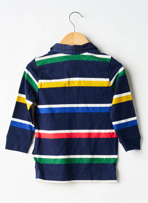 Polo manches longues manches longues bleu MAYORAL garcon