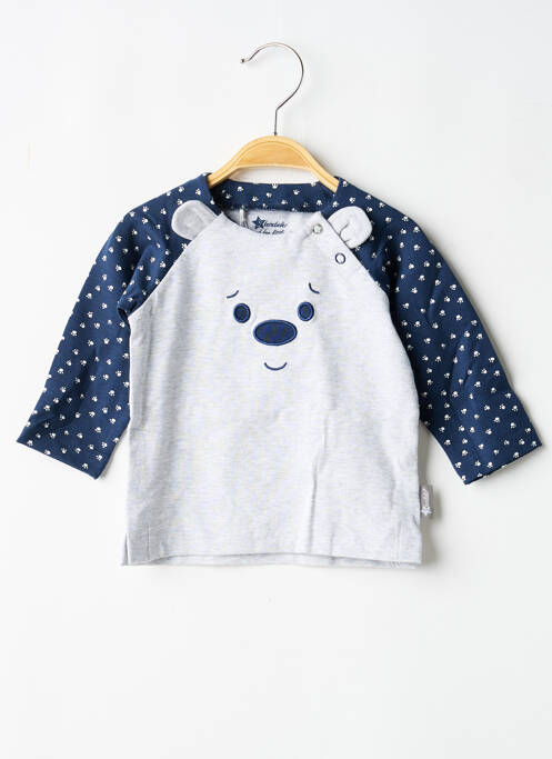 Top imprimé fantaisie manches longues bleu STERNTALER fille