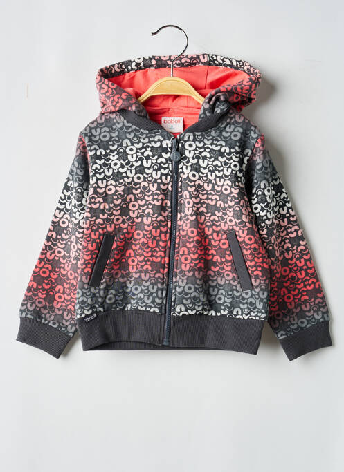 Veste casual resserrée sur le bas gris BOBOLI fille