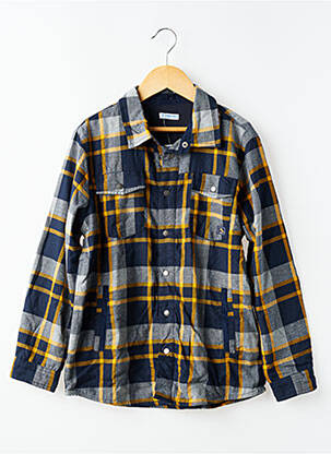Chemise manches longues coupe droite bleu MAYORAL garçon
