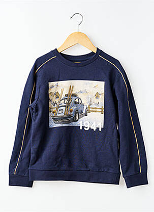Sweat-shirt manches longues manches longues bleu MAYORAL garcon