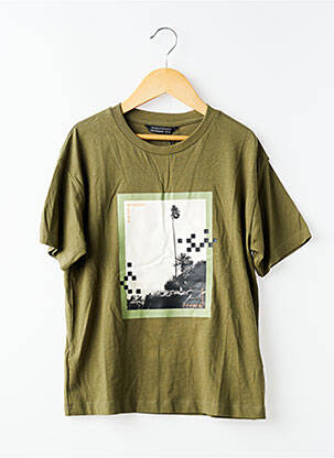 T-shirt coupe droite manches courtes vert NUKUTAVAKE garcon