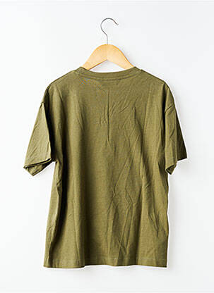 T-shirt coupe droite manches courtes vert NUKUTAVAKE garçon