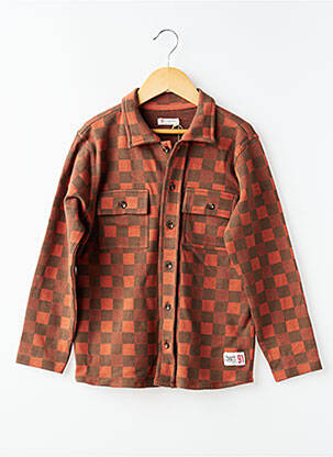Chemise manches longues coupe droite orange NOPPIES garcon