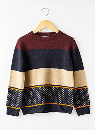 Pull coupe droite manches longues marron MAYORAL garcon