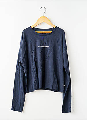 Top manches longues manches longues bleu LE TEMPS DES CERISES fille