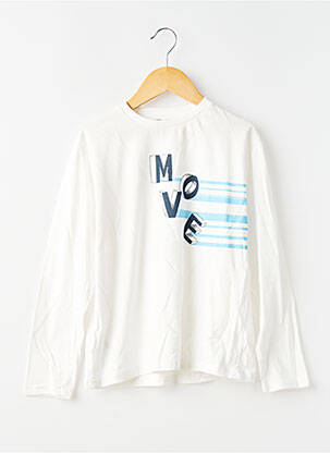 T-shirt manches longues manches longues blanc MAYORAL garçon