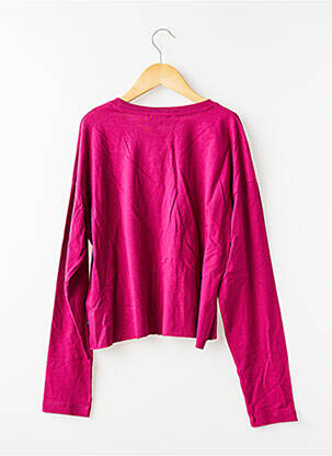 T-shirt coupe droite manches longues violet LE TEMPS DES CERISES fille