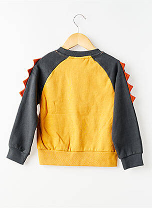 Sweat-shirt imprimé fantaisie manches longues jaune BOBOLI garçon