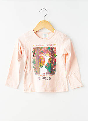 Top manches longues manches longues rose BOBOLI fille