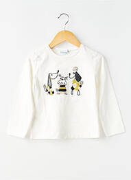 Top manches longues manches longues blanc MAYORAL fille