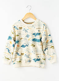 Sweat-shirt imprimé fantaisie manches longues beige NOPPIES garcon