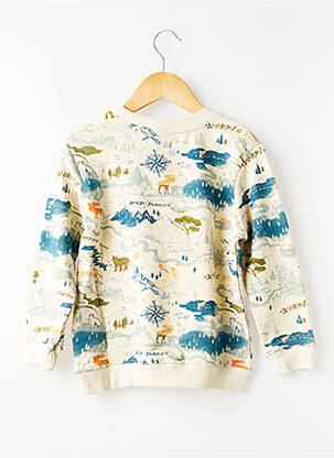 Sweat-shirt imprimé fantaisie manches longues beige NOPPIES garçon