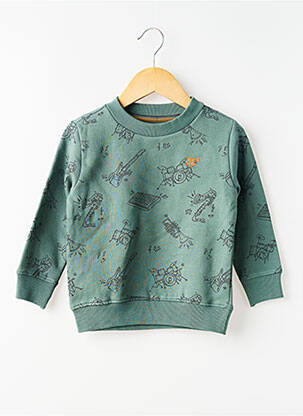 Sweat-shirt imprimé fantaisie manches longues vert NOPPIES garcon