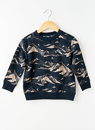 Sweat-shirt imprimé fantaisie manches longues bleu NOPPIES garçon