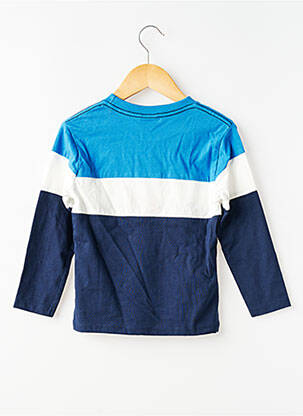 T-shirt manches longues manches longues bleu BOBOLI garçon