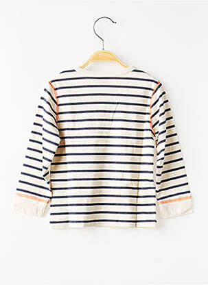 T-shirt imprimé fantaisie manches longues beige 3 POMMES garçon