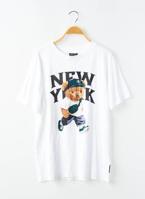T-shirt coupe droite manches courtes blanc LE TEMPS DES CERISES fille