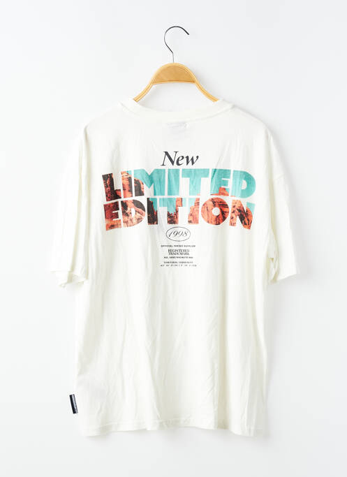 T-shirt coupe droite manches courtes blanc LE TEMPS DES CERISES fille