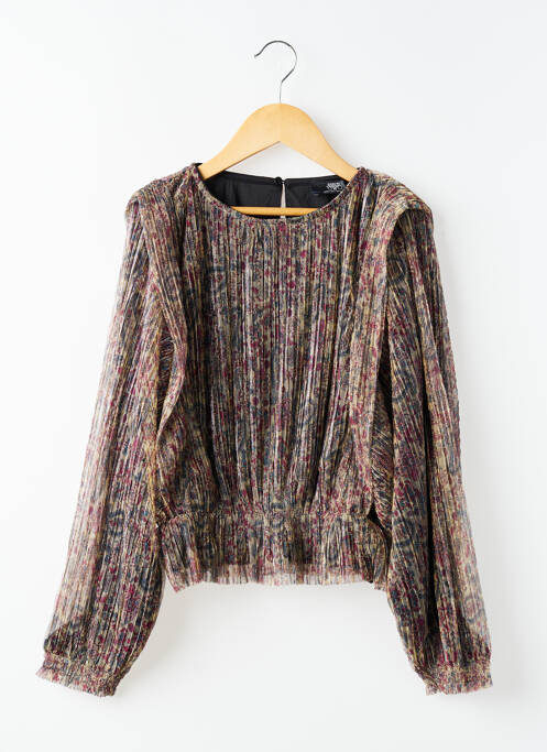 Blouse manches longues manches longues gris LE TEMPS DES CERISES fille