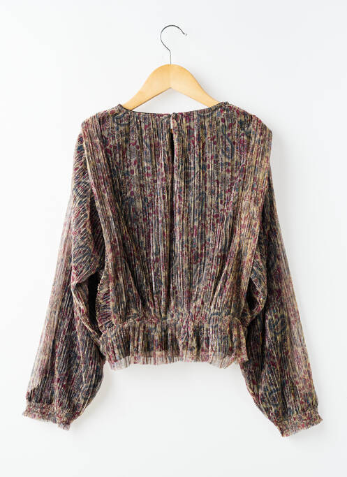 Blouse manches longues manches longues gris LE TEMPS DES CERISES fille