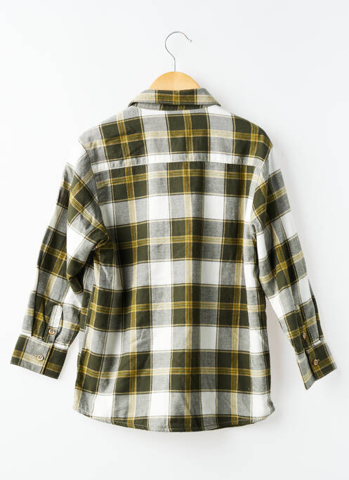 Chemise manches longues coupe droite vert MAYORAL garcon