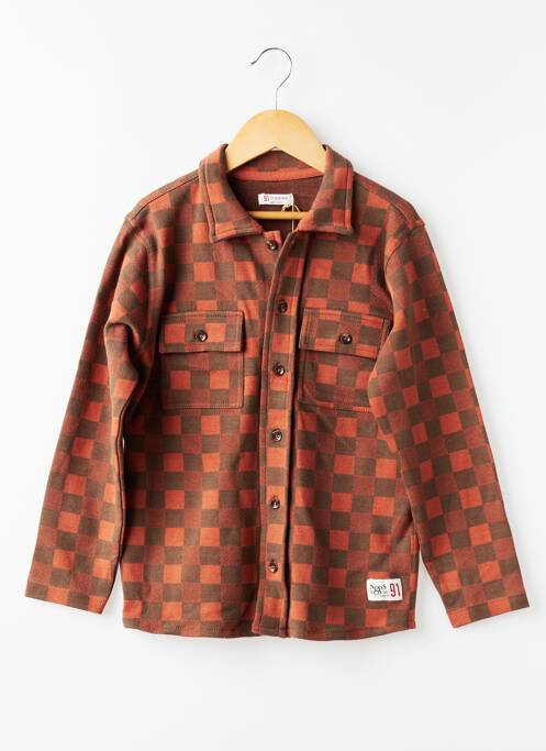 Chemise manches longues coupe droite orange NOPPIES garcon
