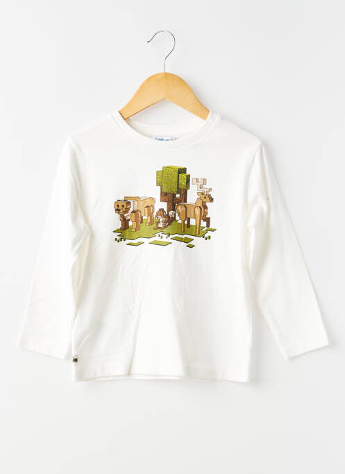 T-shirt manches longues manches longues blanc MAYORAL garcon