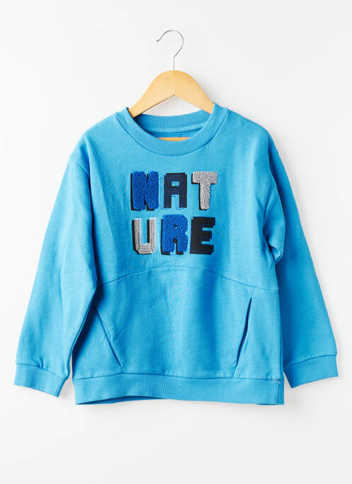 Sweat-shirt imprimé fantaisie manches longues bleu MAYORAL garcon