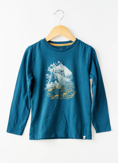 T-shirt manches longues manches longues bleu NOPPIES garcon